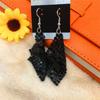Exaggerated Geometry Metal Sequins Earrings Shine Mesh Dangling Pendant Earrings  Music Festival