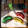1 Peça Enfeite Pendente de Árvore de Natal de Vidro Pepino Criativo Pepino em Conserva Pendente Decoração de Árvore de Natal