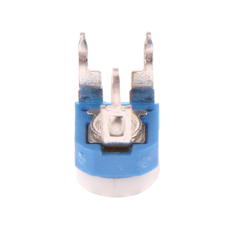 

10шт Rm065 синьо-білий горизонтальний регульований резистор Rm065-203 20K Ом підстроювальний потенціометр змінний резистор