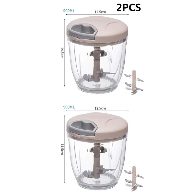 Kráječ na česnek 500/900 ml Ruční rotační kráječ zeleniny Kráječ Kráječ ovoce Drtič česneku Kuchyňské mixéry Mlýnek na maso