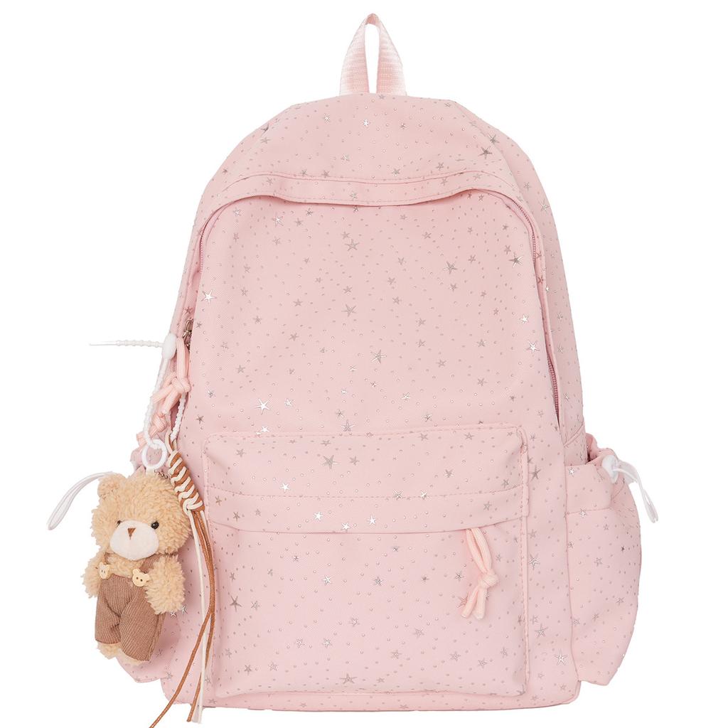 Schoolbag schoolbag female junior high school student star Mori backpack ins Korean version niche high value large capacity lightweight computer bag