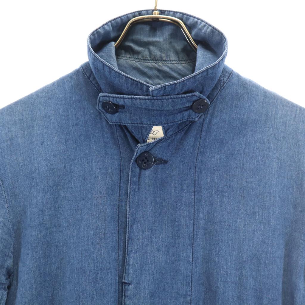 REMI RELIEF Made In Japan Chambray Shirt Jacket M Blue Women Used