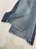 R.13 Autumn Retro Loose Wide-Leg Patchwork Denim Jeans