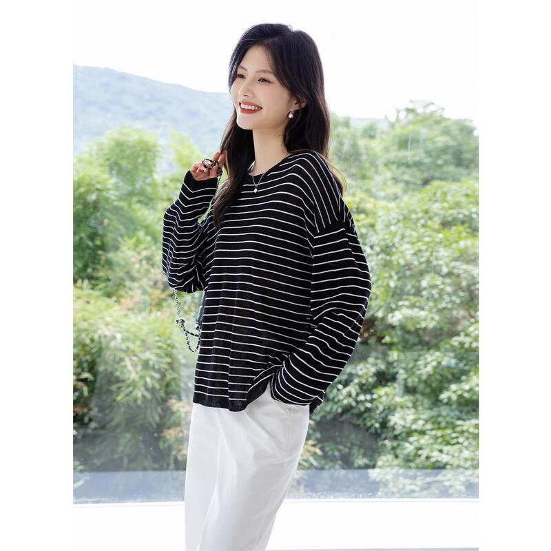 MOKANA Women's Long Sleeve Knit Sweater MKNJD3584