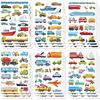 279pcs Cars and Trucks Stickers, Engineering Vehicle Decals, Kids Transportation Construction Truck Stickers for Toddler Boys and Girls Gifts,