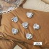 White Zirconia Handmade Rhinestone Nail Art Decorations - Super Sparkly Pigeon Egg Style