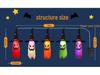 Glowing Halloween Wizard Hat LED String Lights for Outdoor Decorations
