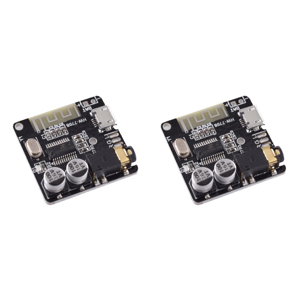 MP3 Lossless Decoder Board Bluetooth-Compatible 4.1/5.0 3.5mm Audio Aux Decoding Player Amplifier Board Micro USB 5V Powered