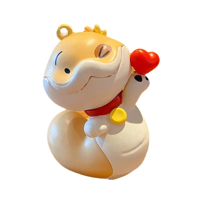 Snake Pvc Spot Model Toy Doll New Year Mascot Desktop Decoration Gift Collection