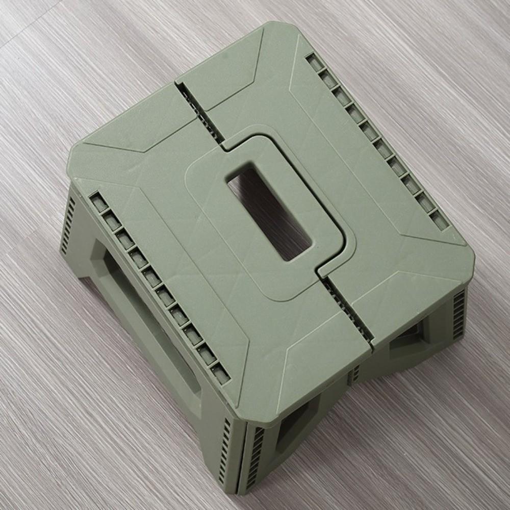 Collapsible Folding Stool Thickened Camping Stool Lightweight Step Chair  Outdoor Use