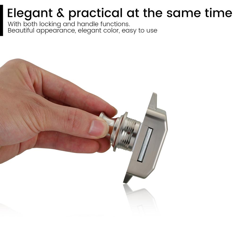 10Pcs Camper Car Push Button Latch RV Caravan Boat Drawer Cabinet Door Catch Keyless Cupboard Locks Furniture