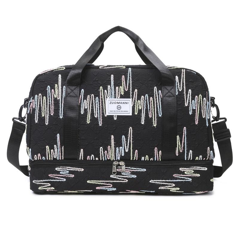 Large Capacity Fitness Bag Short-Distance Storage Travel Bag Sports Yoga Luggage Bag Multi Layer Travel Bag