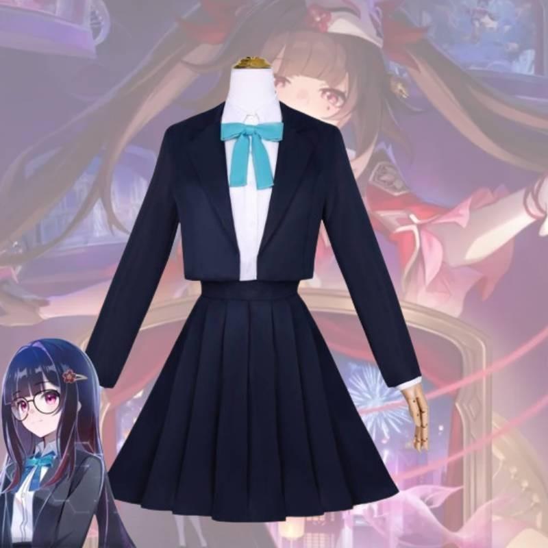 Cute Flower Fire Cosplay Outfit With Accessories And Wig For Game Anime Role Play