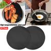 6Pcs Round Non-Stick Mat Pan Fry Liner Sheet Cooking Wok Kitchen Baking Pad BBQ Baking Mats Diameter 24cm Portable Kitchen Tools