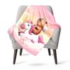 Colorful Unicorn Customize Your Name Blanket Used For Chair Office Sofa Bed Camping Soft And Warm Giving Friends And Relatives Birthday Graduation
