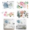 Flower Wall Sticker Toilet Sticker 3D DIY Flowers Versatile Use Wall Decal for Kids Room Classroom Nursery Restroom Living Room
