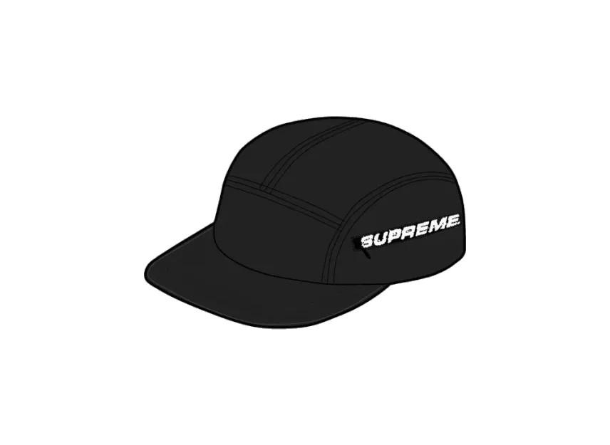811963 Кепка-панама Supreme с боковой молнией  Черный One-Size