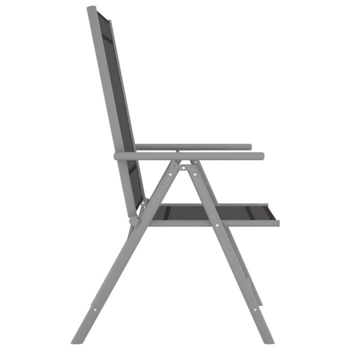 Maison Exclusive - Chaises pliantes 2 pièces Textilène Noir