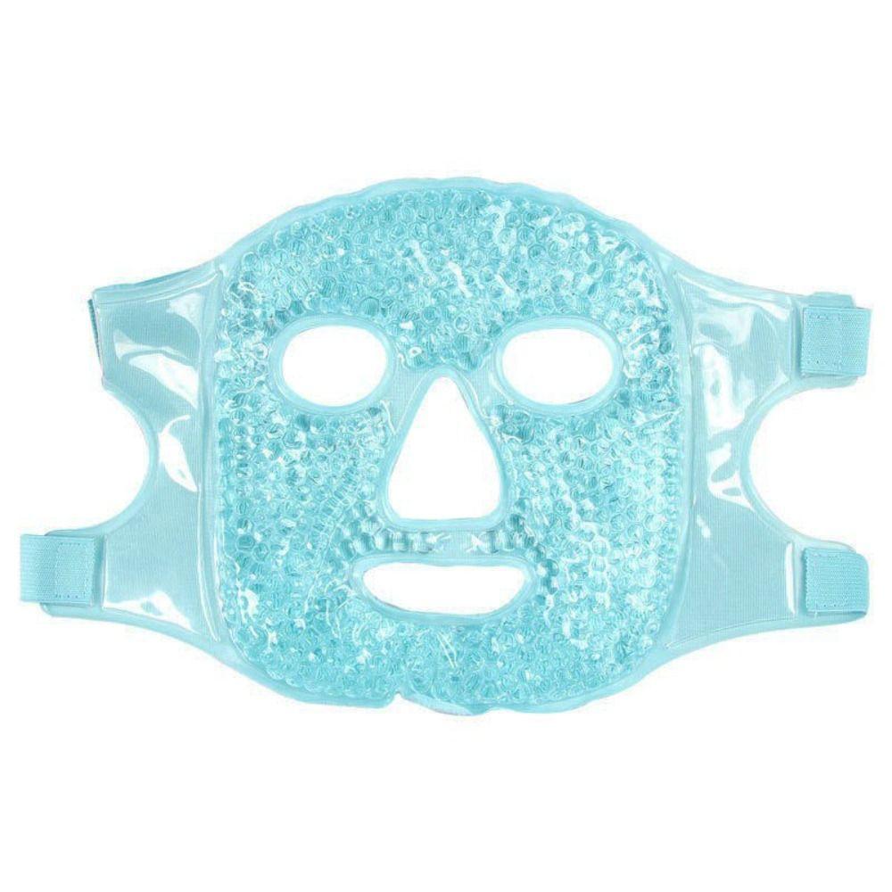 SPA Ice Cold and Hot Heat Full Face Eye Mask Sleeping Ice Pack Reduce Face Puff Dark Circles Gel Beads Compress for Woman
