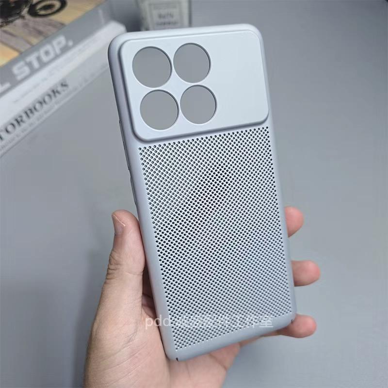 Slim Cooling Case For Poco F6 Pro Case Ultra Thin Hard Back Cover For Xiaomi POCO F6Pro 5G Redmi K70 Heat Dissipation Bumper