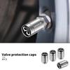 Car Metal Tire Valve Caps Knurled Core Cap Accessories Tire Dust Cap For Infiniti Q50 FX35 Q30 G37 Q70 QX70 G35 Q60 QX50 QX60 tcz1