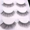 5Pairs Natural Sparse Cross Eye Lashes Extension Makeup Long False Eyelashes