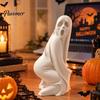 Ghost Figurine Funny Halloween Booty Figurine, 3D Printed Quirky Statue, Whimsical Home Ornament Hilarious Desktop Decoration for Office Tabletop