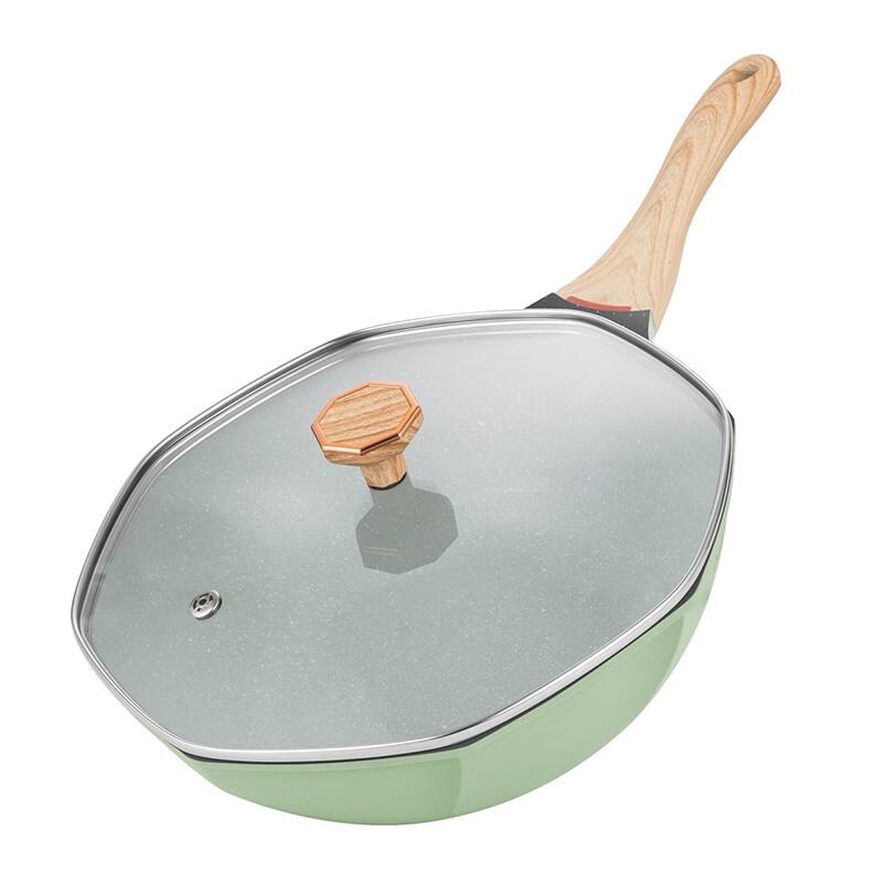 Debo Kobam 30cm Octagonal Aluminum Flat-Bottom Wok