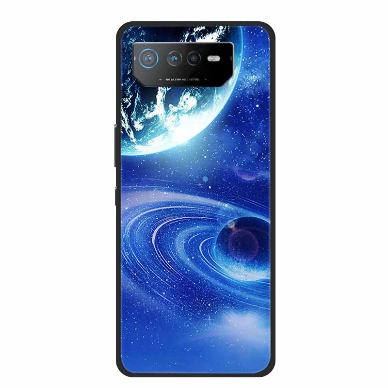 Phone Case For Asus ROG Phone 6D Ultimate Back Cover Case Black TPU Silicone Soft Coque For Asus ROG Phone 6 Pro Case Phone6 Pro