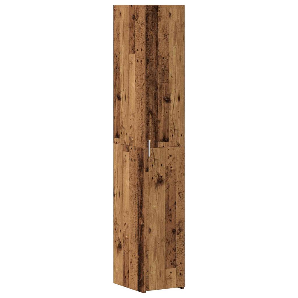 Highboard 2 Pcs Reclaimed Wood 30 X 42.5 X 185 Cm
