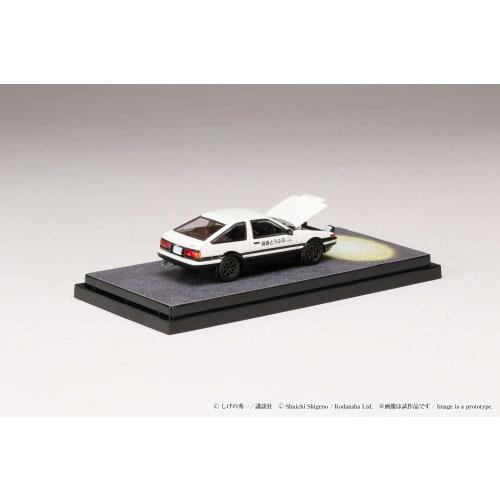HJ64 1/64 Toyota Sprinter Trueno GT APEX (AE86) / Initial D Engine Model with Wataru Akiyama Finished Product