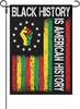 Womens Blacks Historys Is American Historys African Afro American Ag Sided Garden Ag 12x18 Humorous Funny Garden Ags