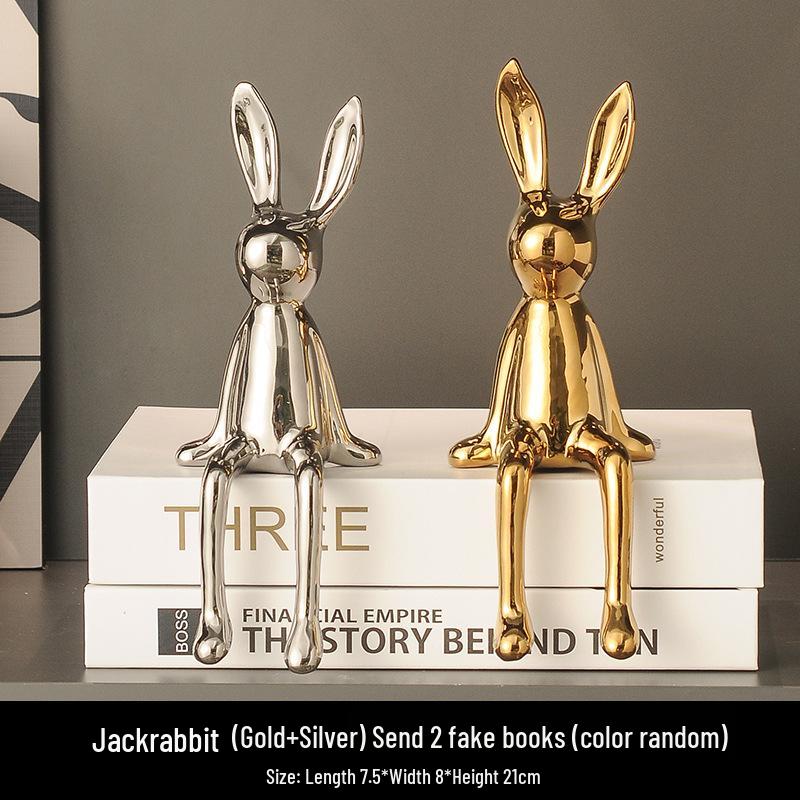 Charming Rabbit Ornaments for Home Décor: Perfect for Living Rooms, Entryways, TV Cabinets, Wine Cabinets, Offices, and Model Rooms