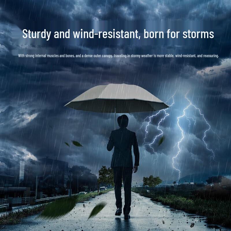 Lingchen Capsule Automatic Sun and Rain Umbrella