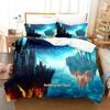 New Sci Fi City Bedding Set Single Twin Full Queen King Size Bed Set Adult Kid Bedroom Duvetcover Sets Anime Parure De Lit Bed