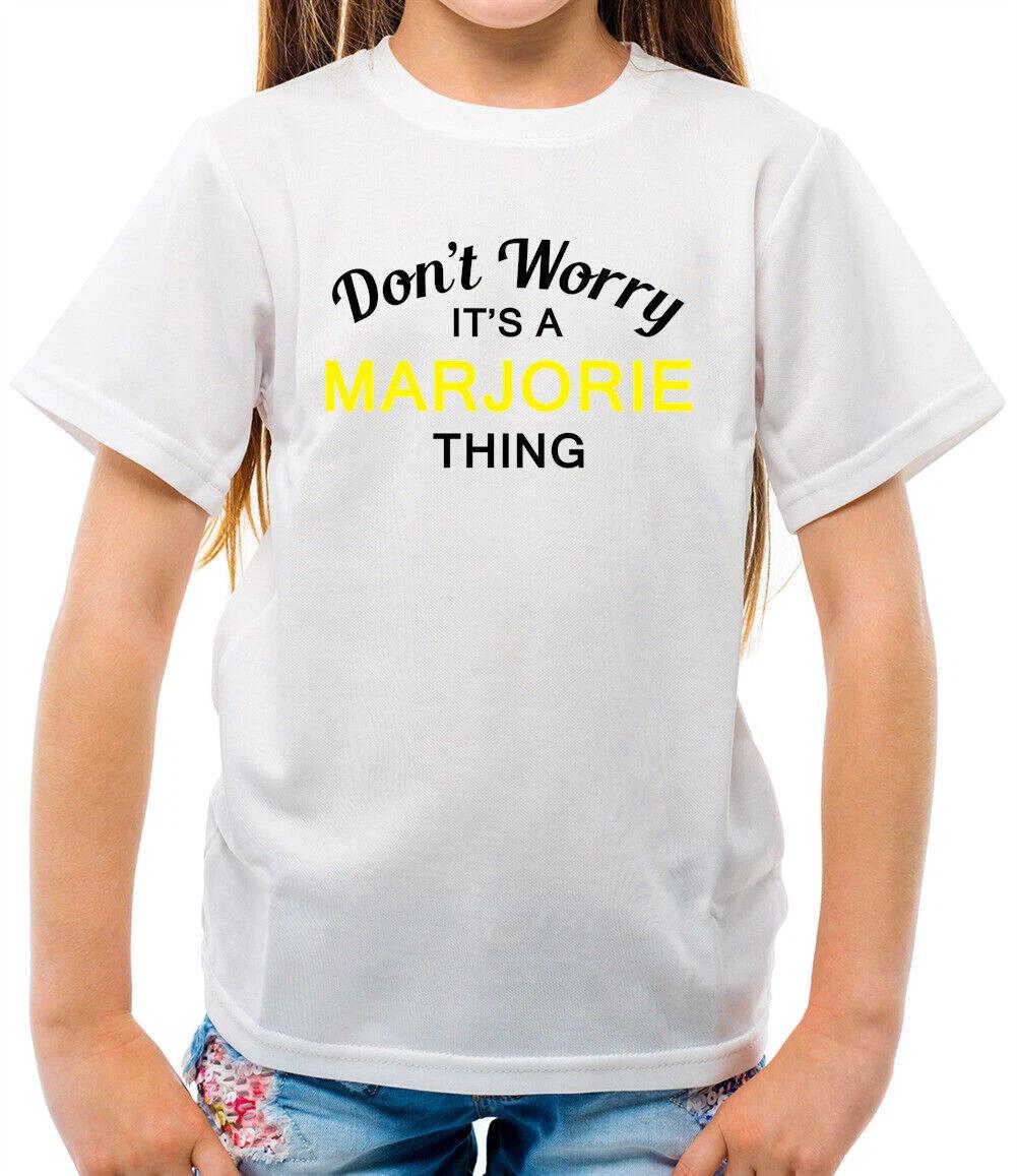 

Don T Worry It s a MARJORIE Thing Kids T-Shirt - Surname Custom Name Family 120