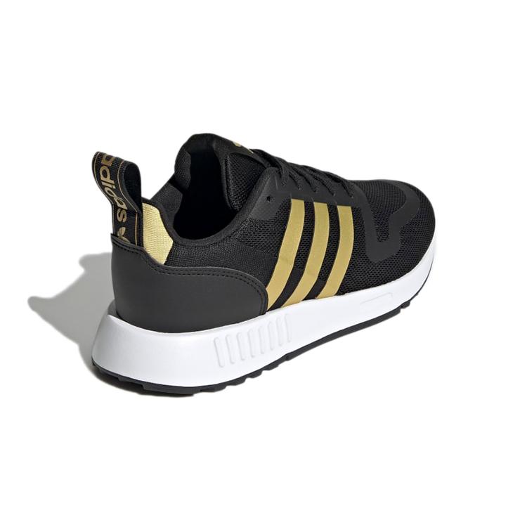 adidas Originals Multi J Abrasion Resistant Low Top Kids' Running Shoes Carbon Black Teenagers Q47130