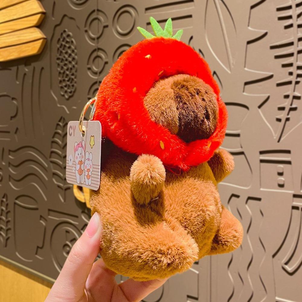 

Capibala Капибара плюшевый несколько стилей Kawaii Рюкзак Подвеска Модный брелок Свеча