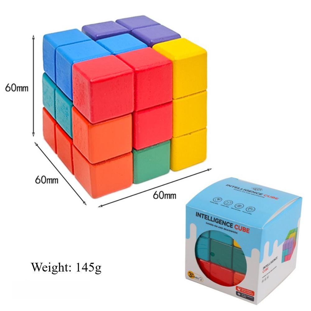 

Wooden Luban Lock Kong Ming Lock for Kids Adults Beech Soma Cube 7 Pieces Boxed 3D Puzzle Brain Teaser Intelligence Toy MX9521