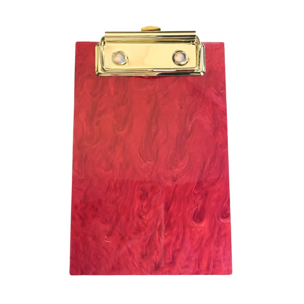 Sparkle Acrylic File Folder Clips With Metal Pressure Clamp For Office And Gift Use