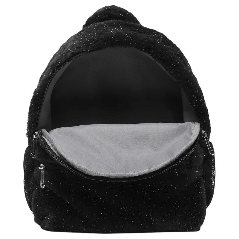 Nike Big Kids' Faux Fur Backpack 11L Casual FZ1330-010