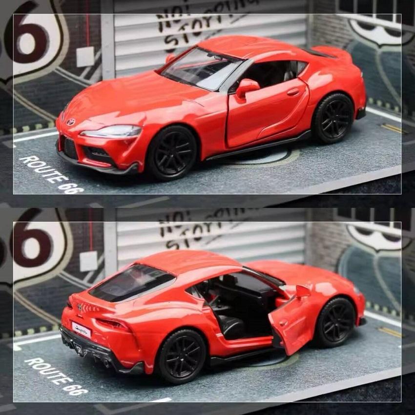Fast & Furious JDM 2020 Toyota GR Supra Supersportwagen Simulation Diecast & Spielzeugfahrzeug RMZ city 1:36 Legierungs-Automodell-Geschenke für Kinder