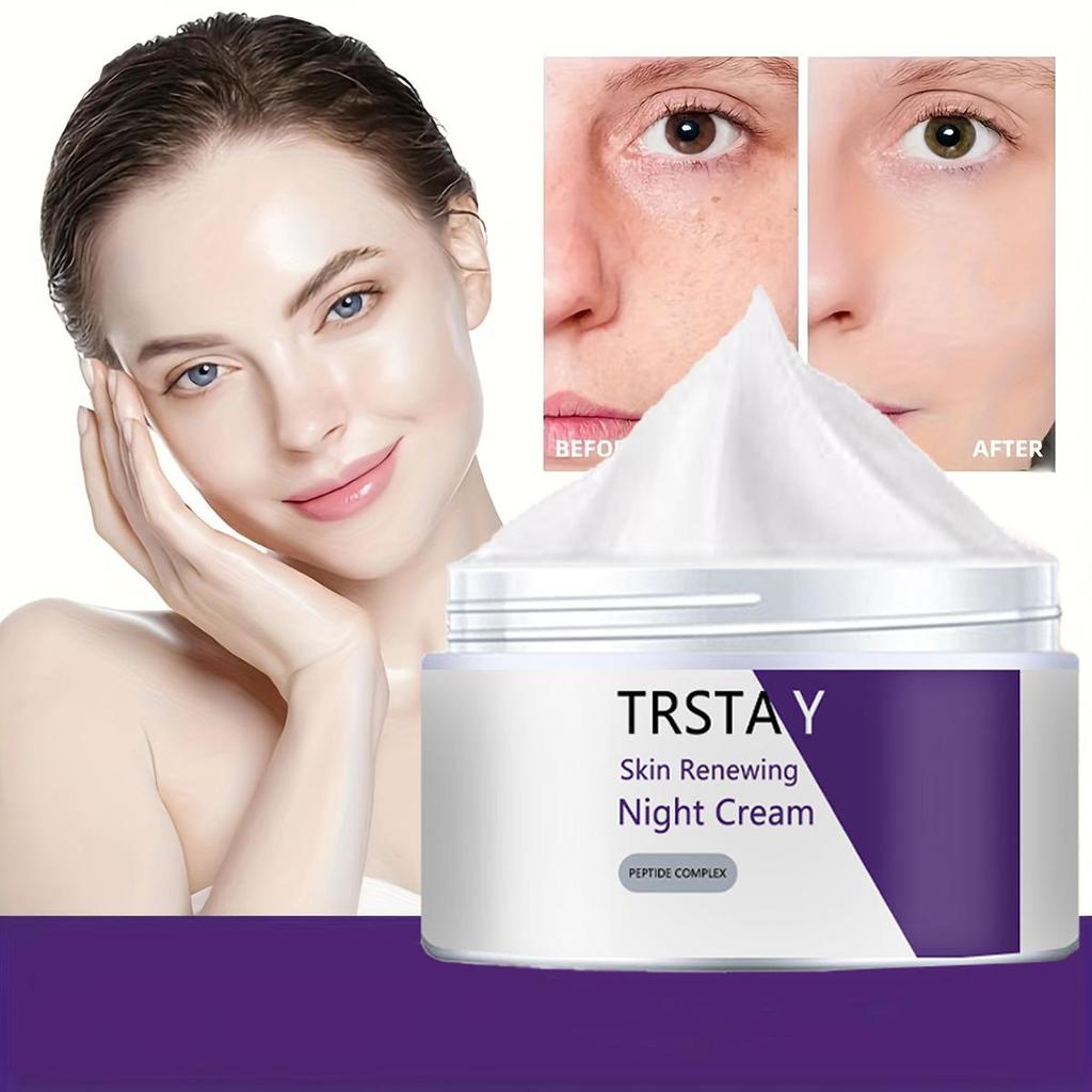 Skin Renewal Night Cream, Pentaester Complex, Whitening and Brightening Skin, Moisturizing and Moisturizing Moisturizing Cream