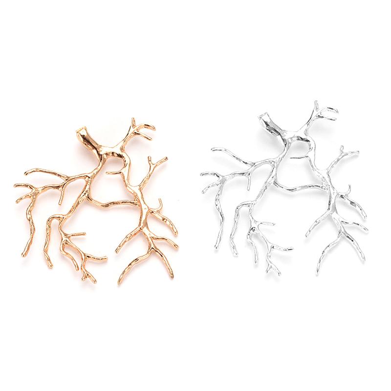 Tree Branch Base Necklace Pendants For Cameo Diy Jewelry Making Accessories