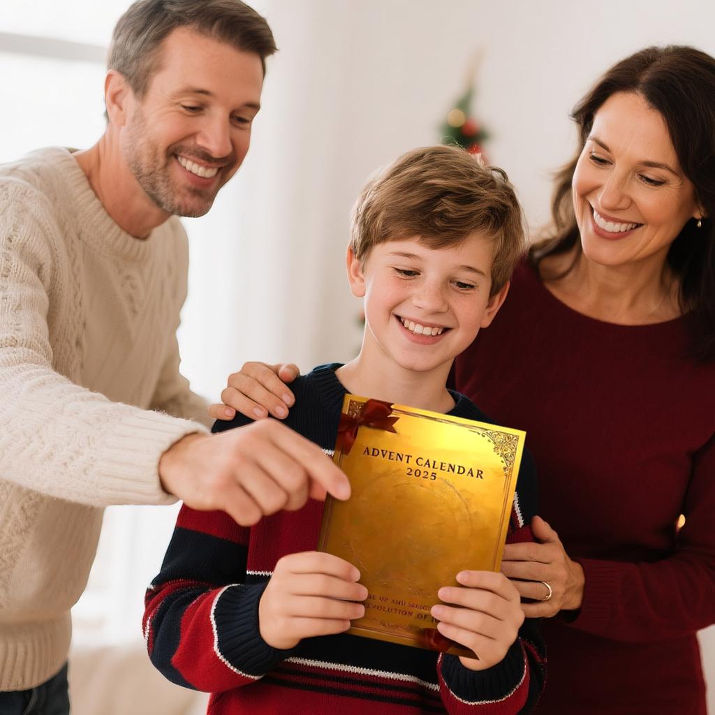 2D Flaches Acryl Überraschungsbox 24 Stück Anhänger Mit Flugzeugbox Lustiger Weihnachts-Countdown-Kalender