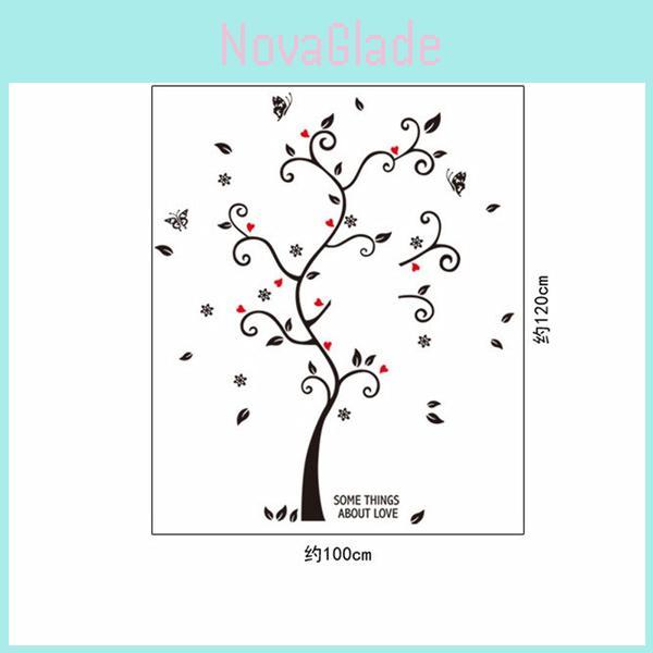 Beautiful Frame Tree Wall Stickers Exquisite Vinyl Decor For Enchanting Home Atmosphere