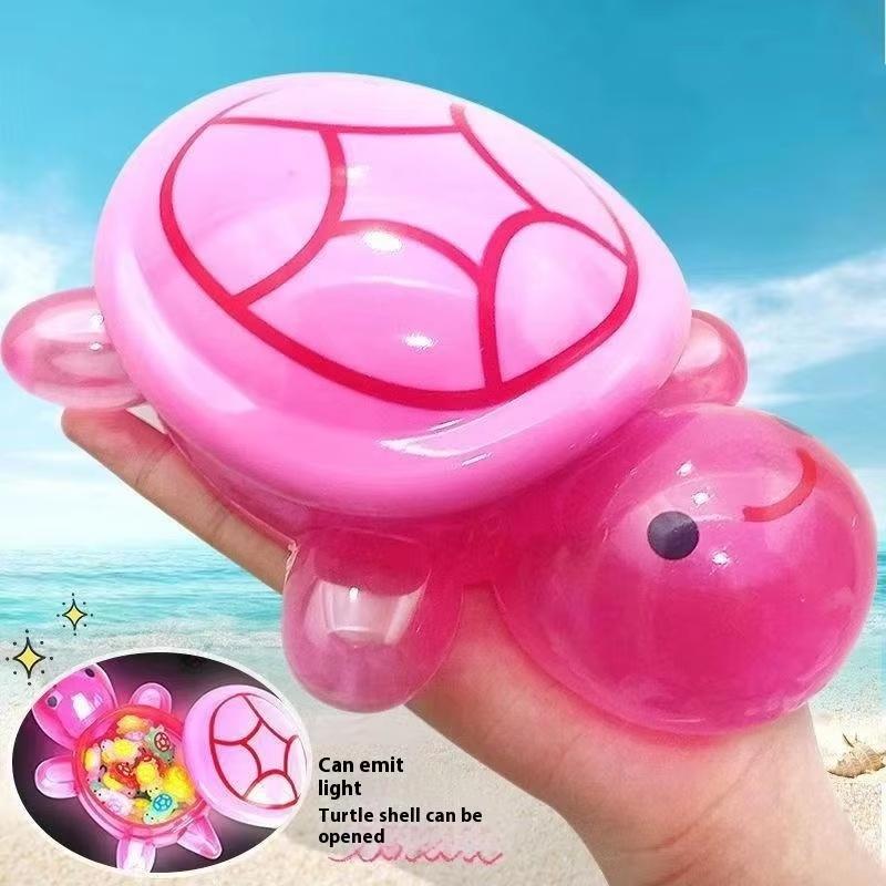 Glowing Turtle Toy 101 Pieces Glowing Turtle Toy Table Decoration Statue Diy Accessories Turtle Small Ornaments Trendy Toys