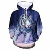 2026 3D Digital Print Men's Hooded Sweatshirt with Tiger Pattern
