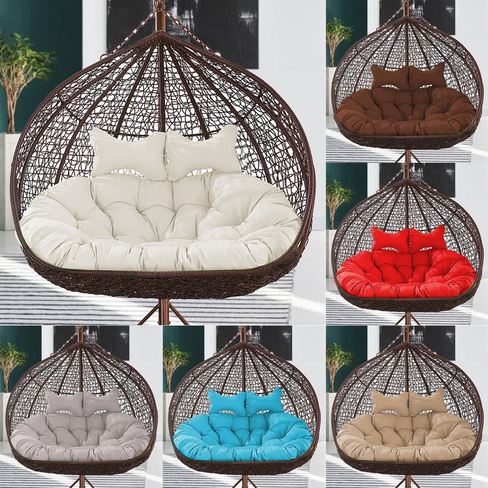 Cesta Suspensa Engrossada Almofada de Cadeira Doméstica Tecido de Cadeira Engrossado Tapete de Algodão para Boneca Almofada de Costas Almofadas de Assento para Chão
