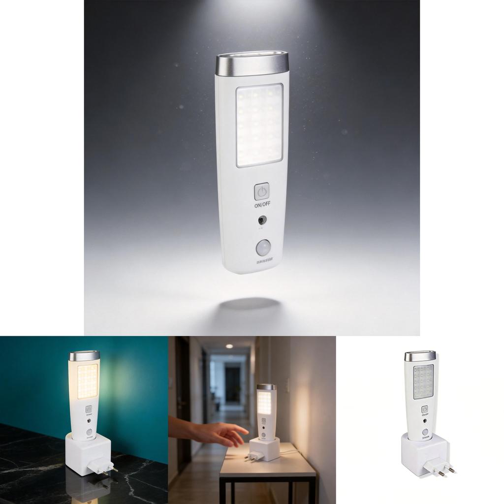 European Style Night Light With Motion Sensor Rechargeable For Home And Hotel Decor